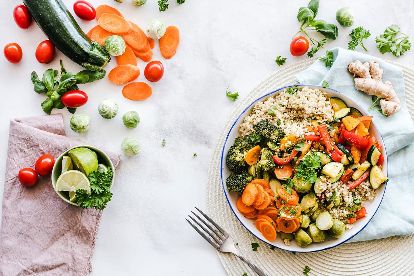 a plate of delicious looking veggies