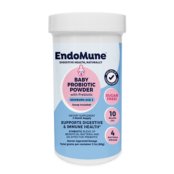 endomune baby powder probiotic single